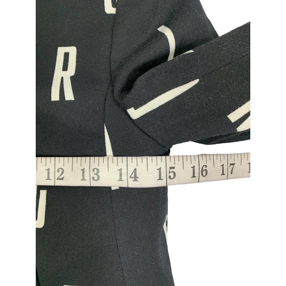 Divided H&M Women's Letter Black Blazer - Picture 6 of 7